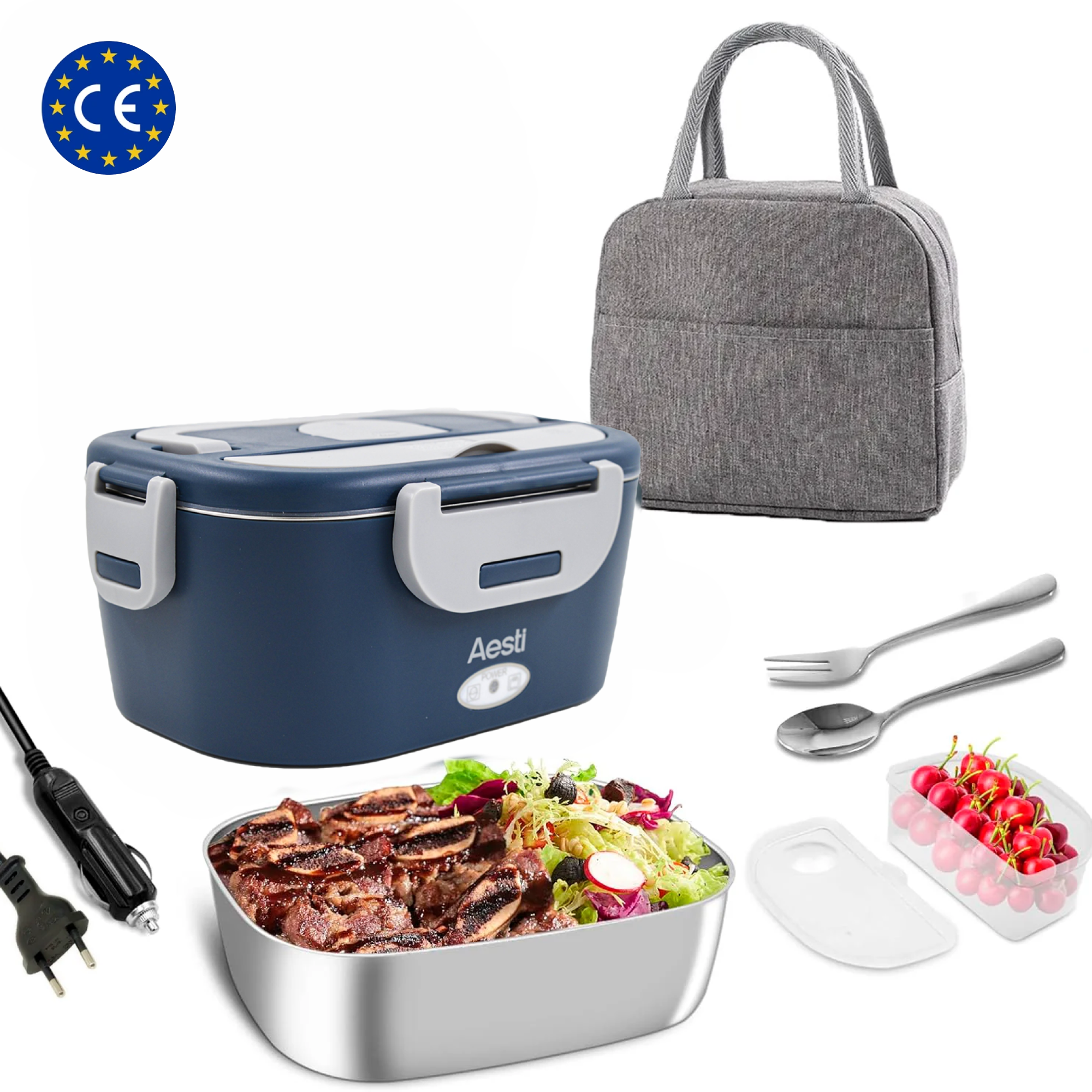 Aesti® Portable Electric Heated Lunch Box – Aestihome